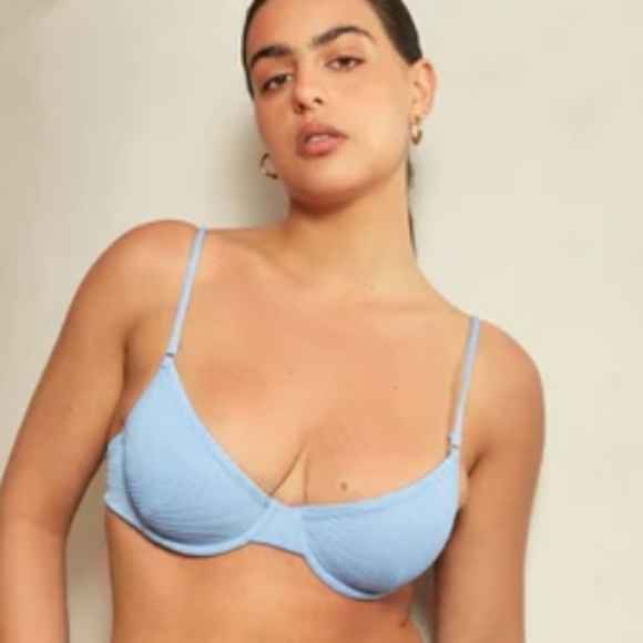 Fella Yellow Citrus Tile Brad Bikini Top - Picture 7 of 7